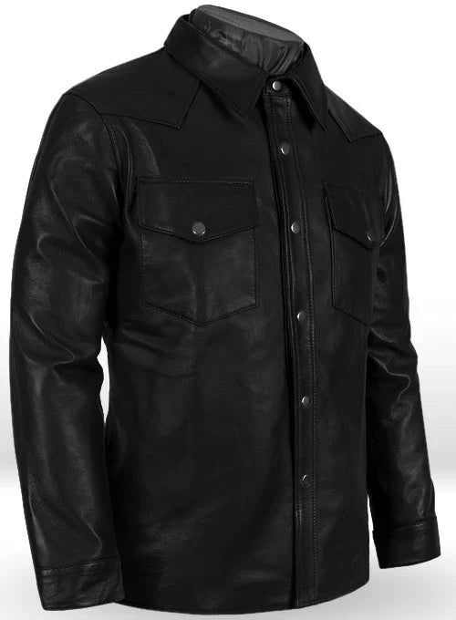 What Is a Leather Shirt Jacket?