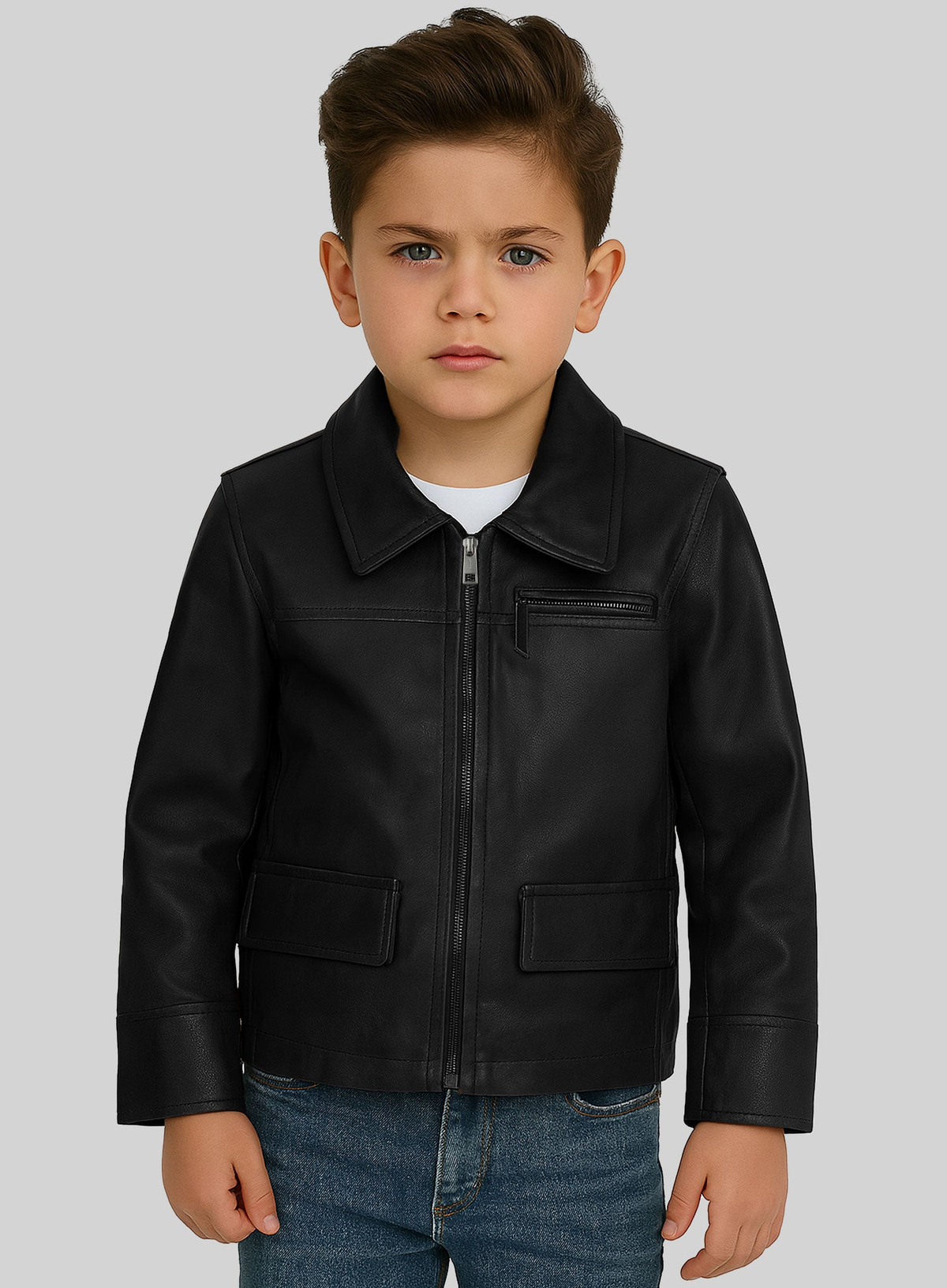 Boys Leather Jacket