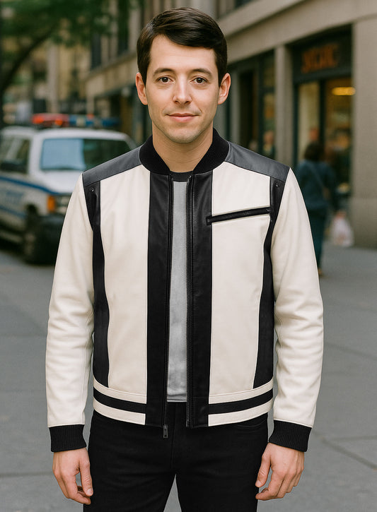 Matthew Broderick Ferris Bueller's Day Off Leather Jacket