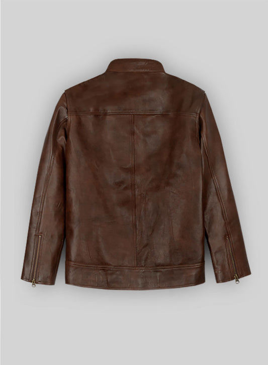 Spanish Brown Rampage Dwayne Johnson Leather Jacket