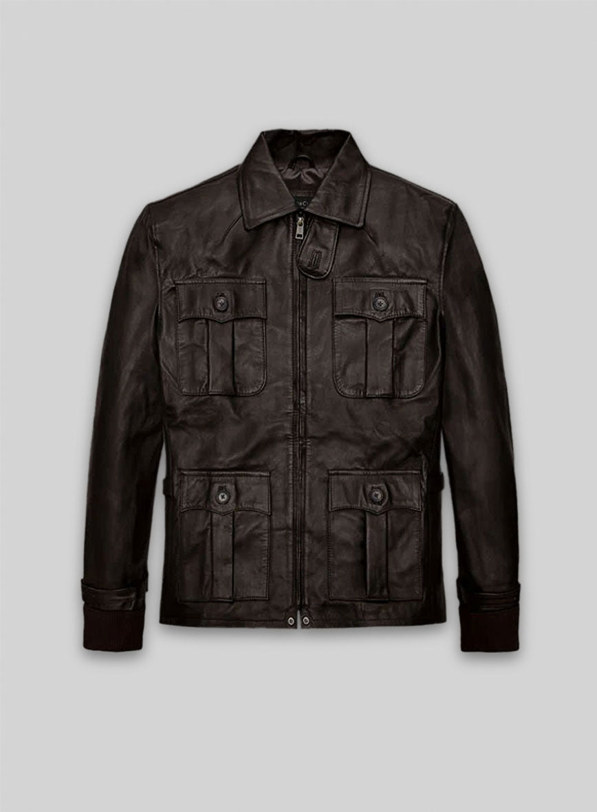 Aaron Eckhart Leather Jacket