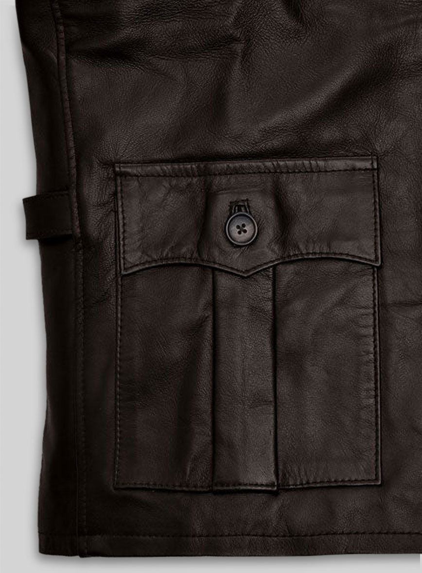 Aaron Eckhart Leather Jacket