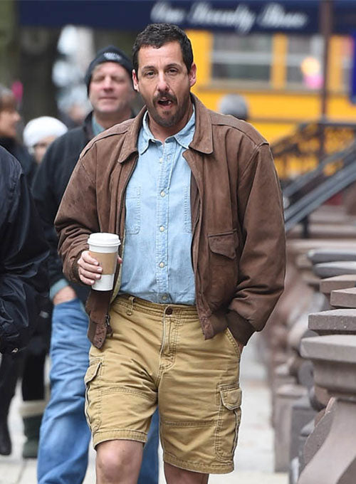Adam Sandler The Meyerowitz Stories Leather Jacket - LeatherCult