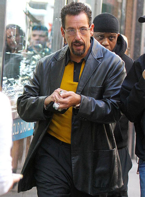 Adam Sandler Uncut Gems Leather Blazer - LeatherCult