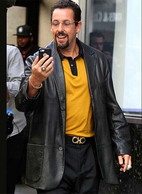 Adam Sandler Uncut Gems Leather Blazer - LeatherCult