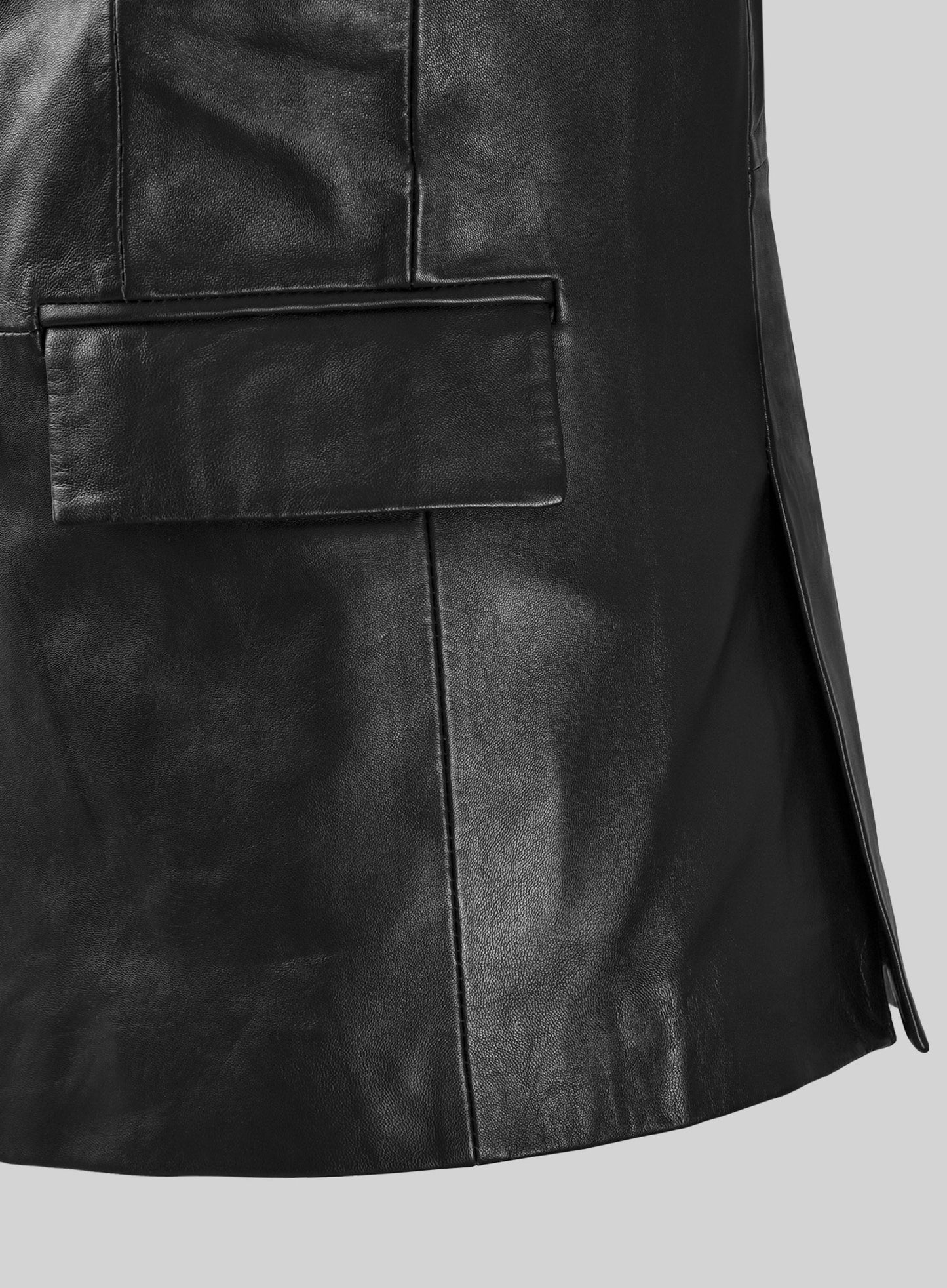 Adrien Brody Leather Blazer
