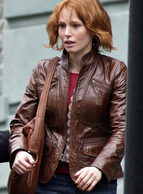 Alicia Witt 88 Minutes Leather Jacket - LeatherCult