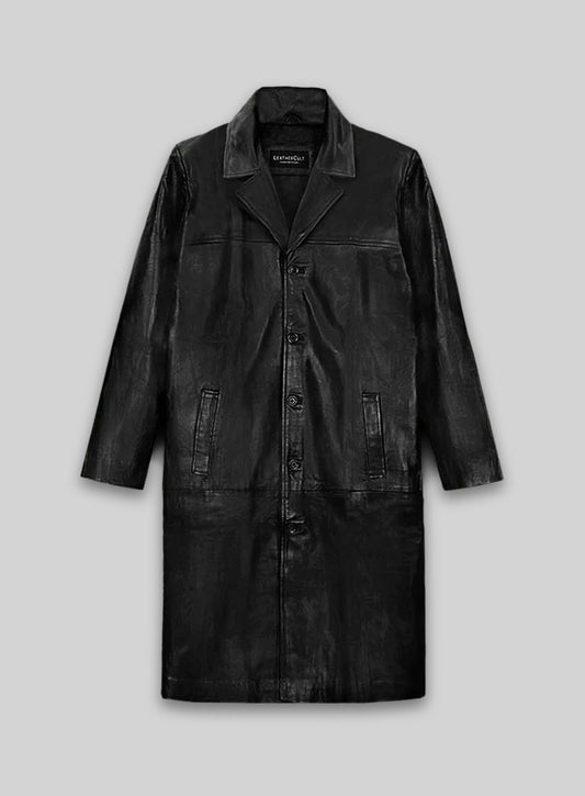 Al Pacino Insomnia Leather Trench Coat