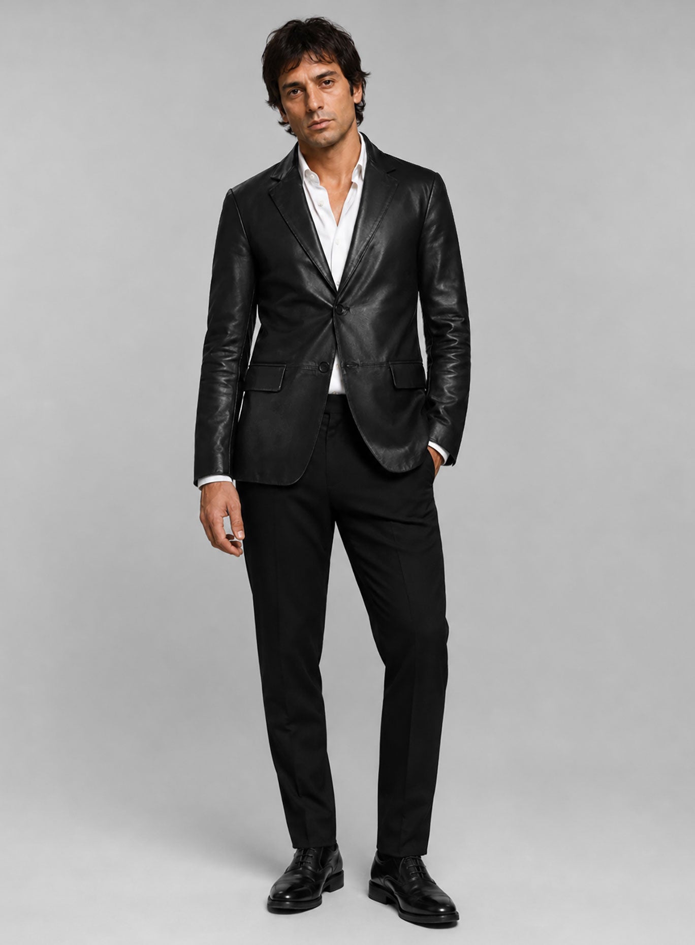Al Pacino Leather Blazer
