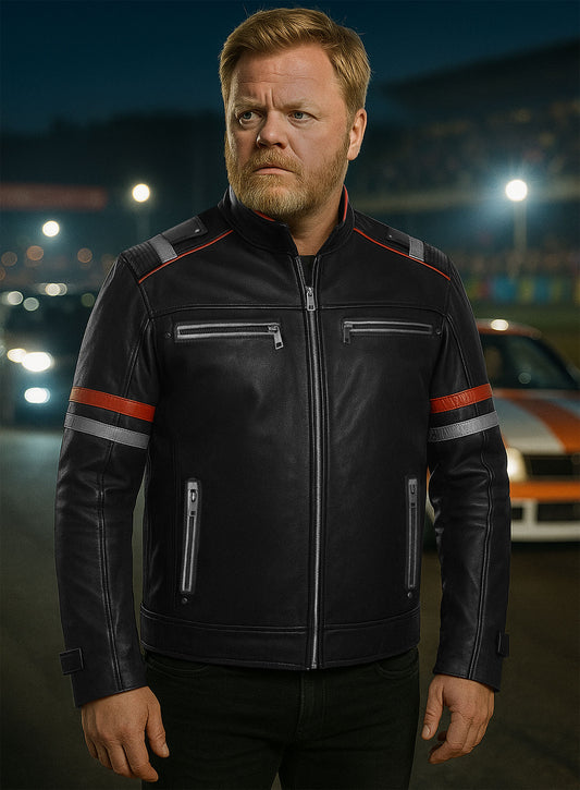 Anders Baasmo Christiansen Asphalt Burning Leather Jacket