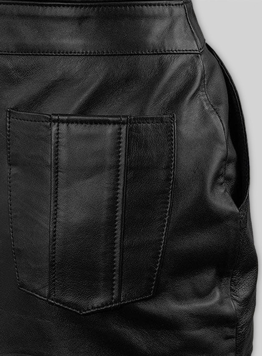 Anjela Johnson Leather Skirt