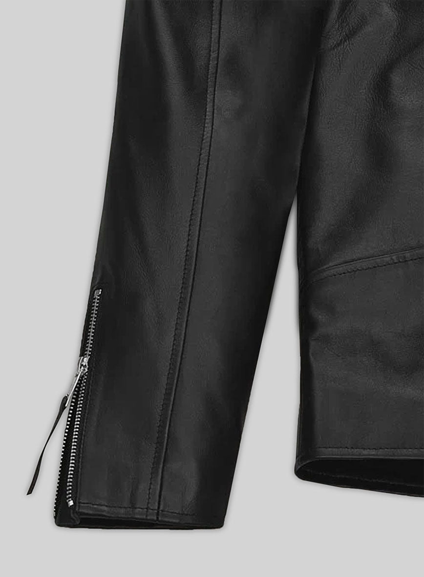 Ansel Elgort Leather Jacket #2