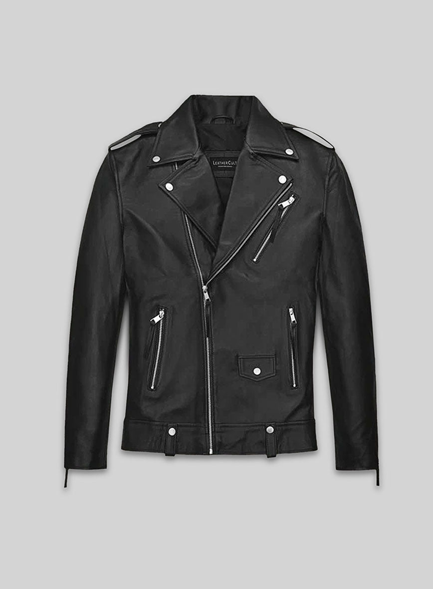 Ansel Elgort Leather Jacket #2