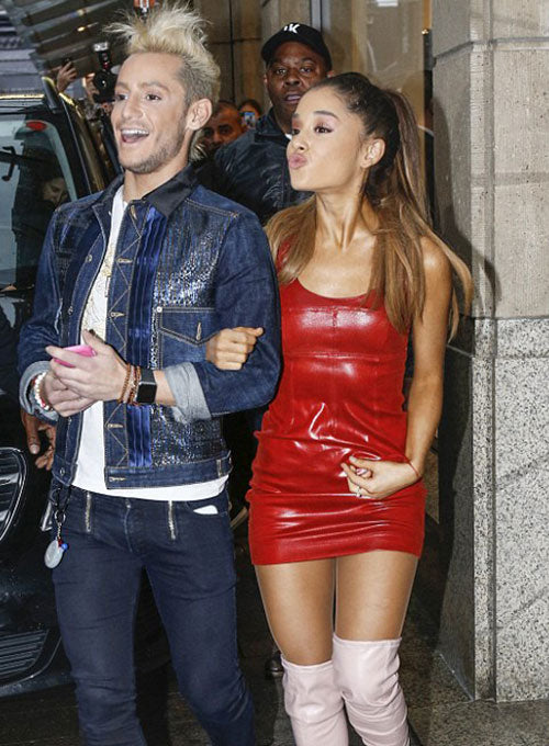 Ariana Grande Leather Dress - LeatherCult