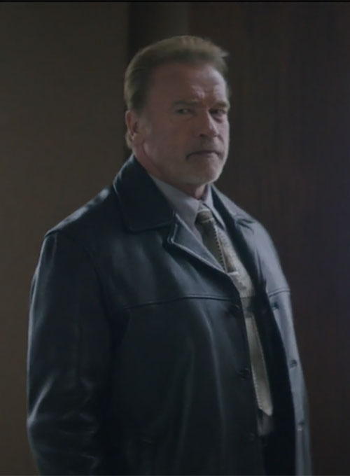 Arnold Schwarzenegger Aftermath Leather Jacket - LeatherCult