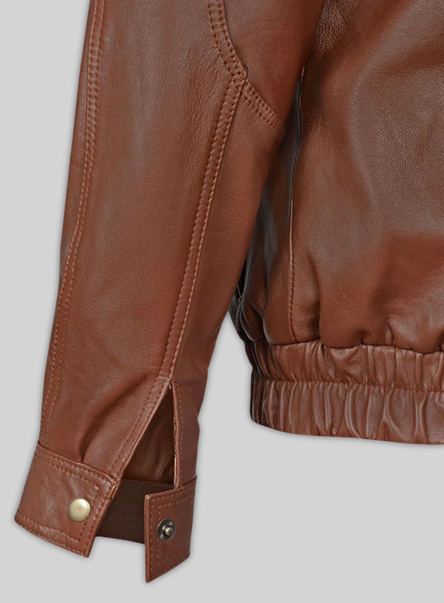 Aviator Bomber Leather Jacket