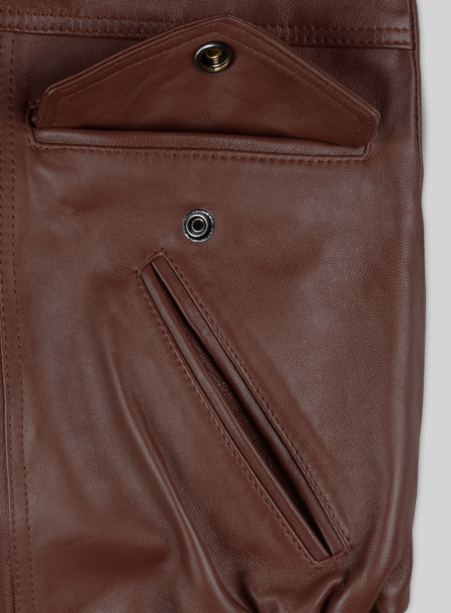 Aviator Bomber Leather Jacket