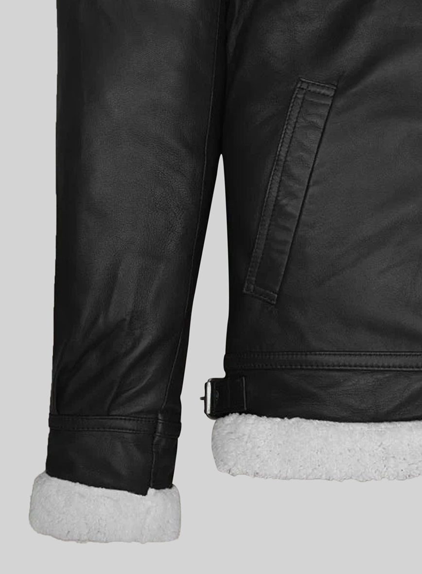 B3 Aviator Black Leather Jacket