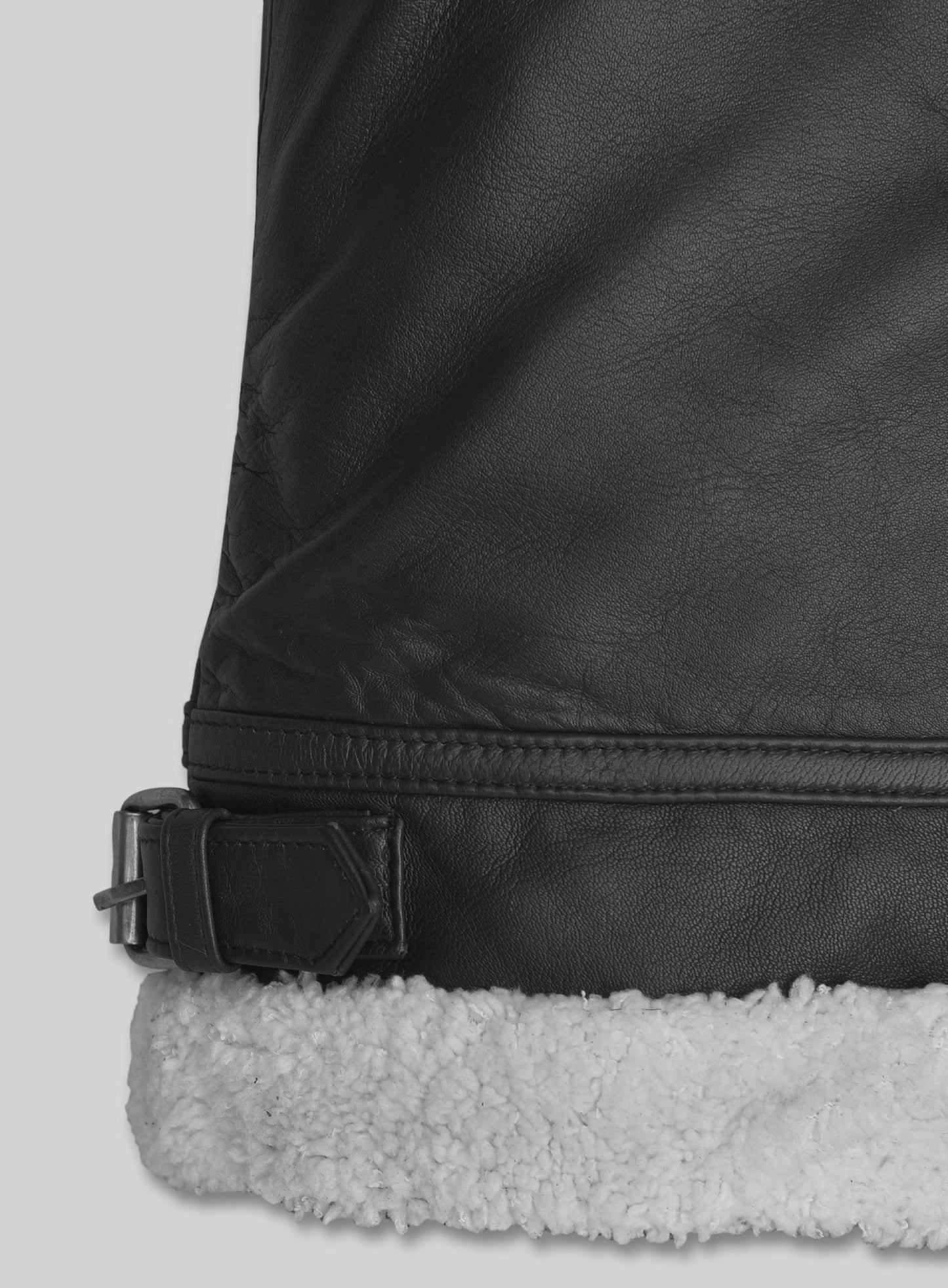 B3 Aviator Black Leather Jacket