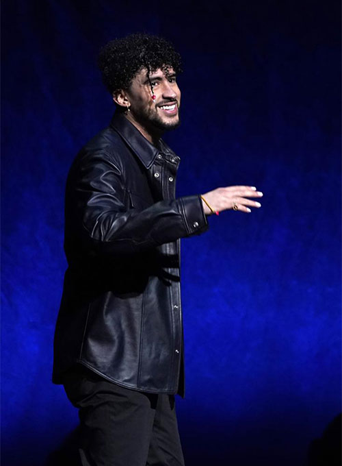 Bad Bunny Leather Shirt - LeatherCult