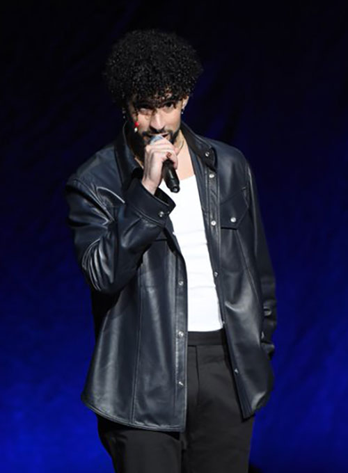 Bad Bunny Leather Shirt - LeatherCult