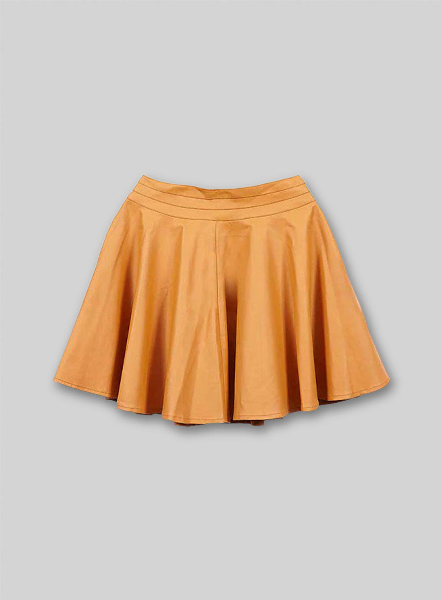 Beloved Flare Leather Skirt - # 434