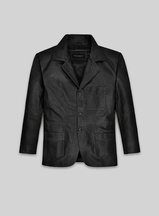 Ben Stiller Leather Blazer