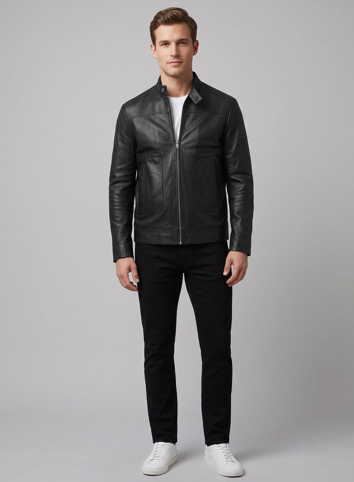 Black Tom Hardy This Means War Leather Jacket