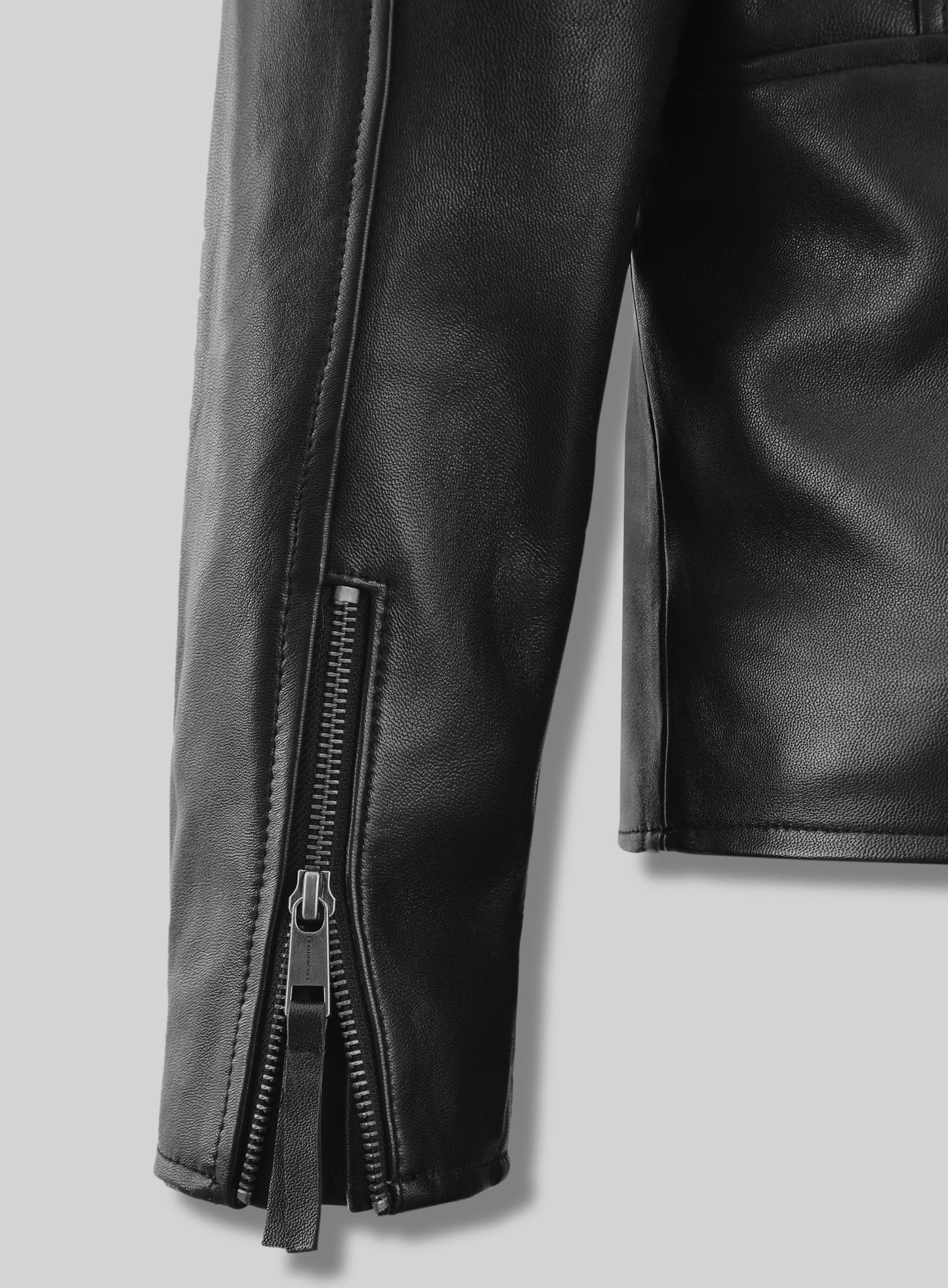 Black Bradley Cooper Burnt Leather Jacket