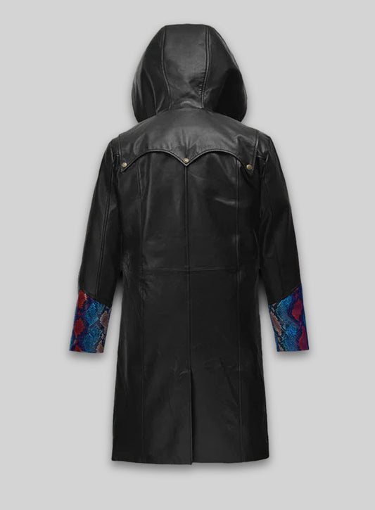 Black Devil May Cry 5 Dante Leather Coat