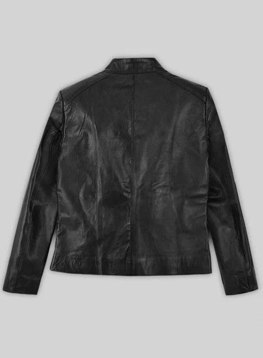 Black Leather Jacket # 230