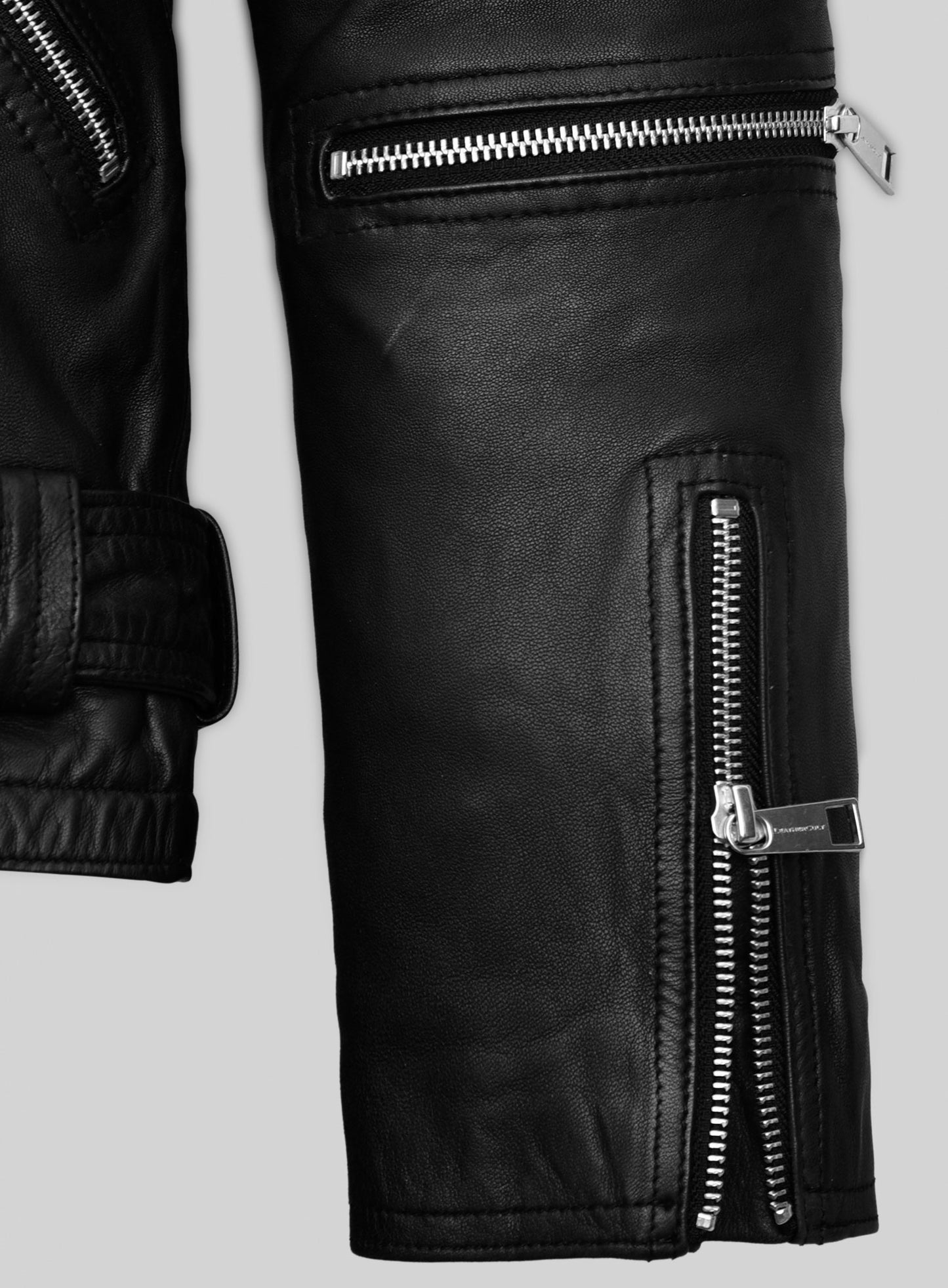 Black Volt Leather Jacket