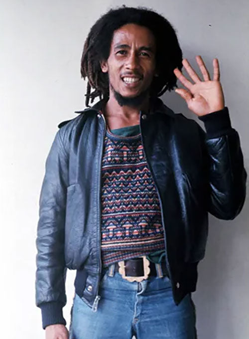 Bob Marley Leather Jacket #1 - LeatherCult