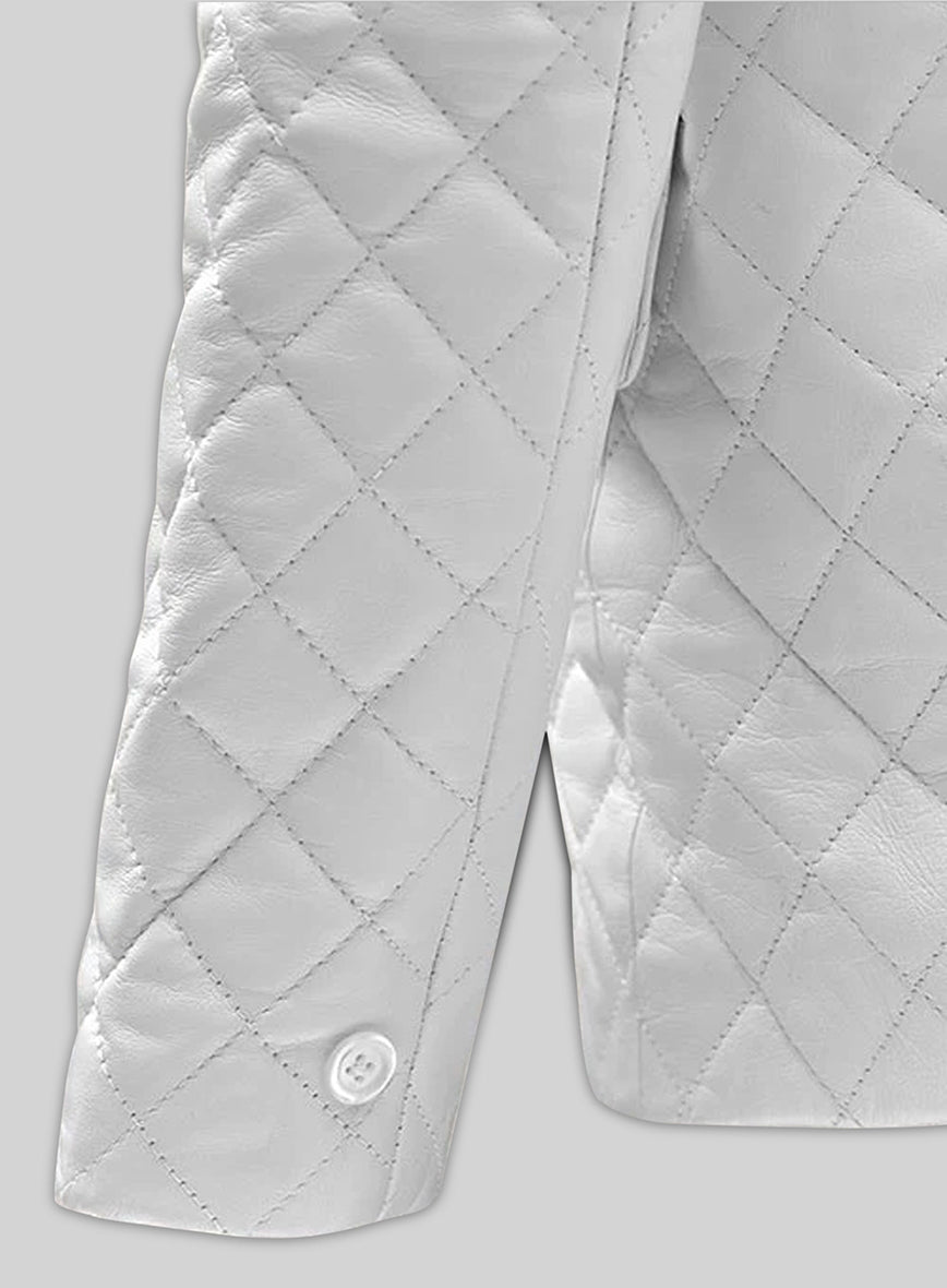 Bocelli Tuxedo Quilted Leather Blazer