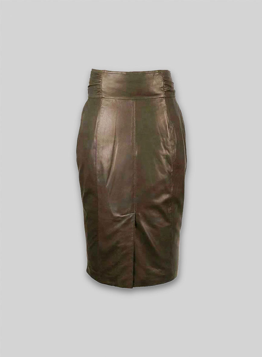 Bonded Leather Skirt - # 436