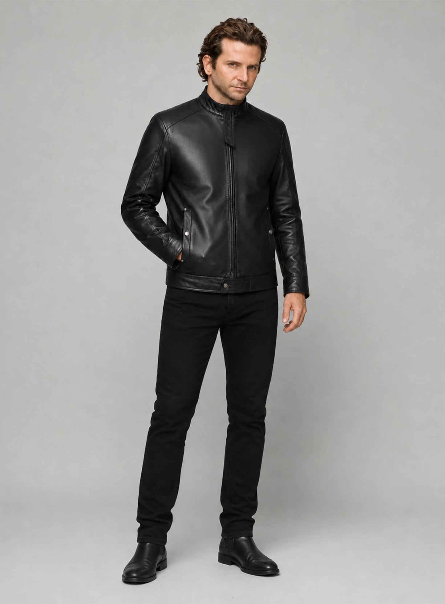 Bradley Cooper Limitless Leather Jacket
