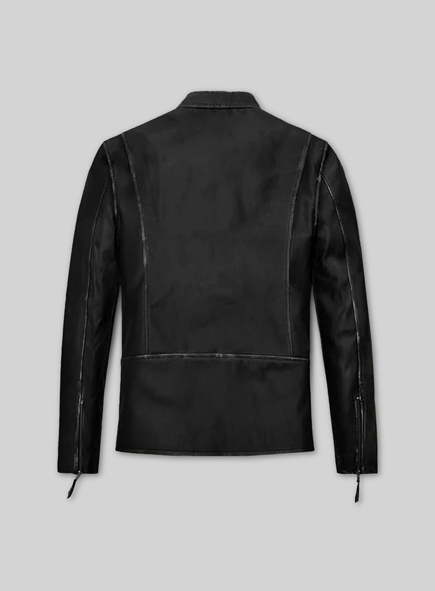 Bradley Cooper Burnt Leather Jacket