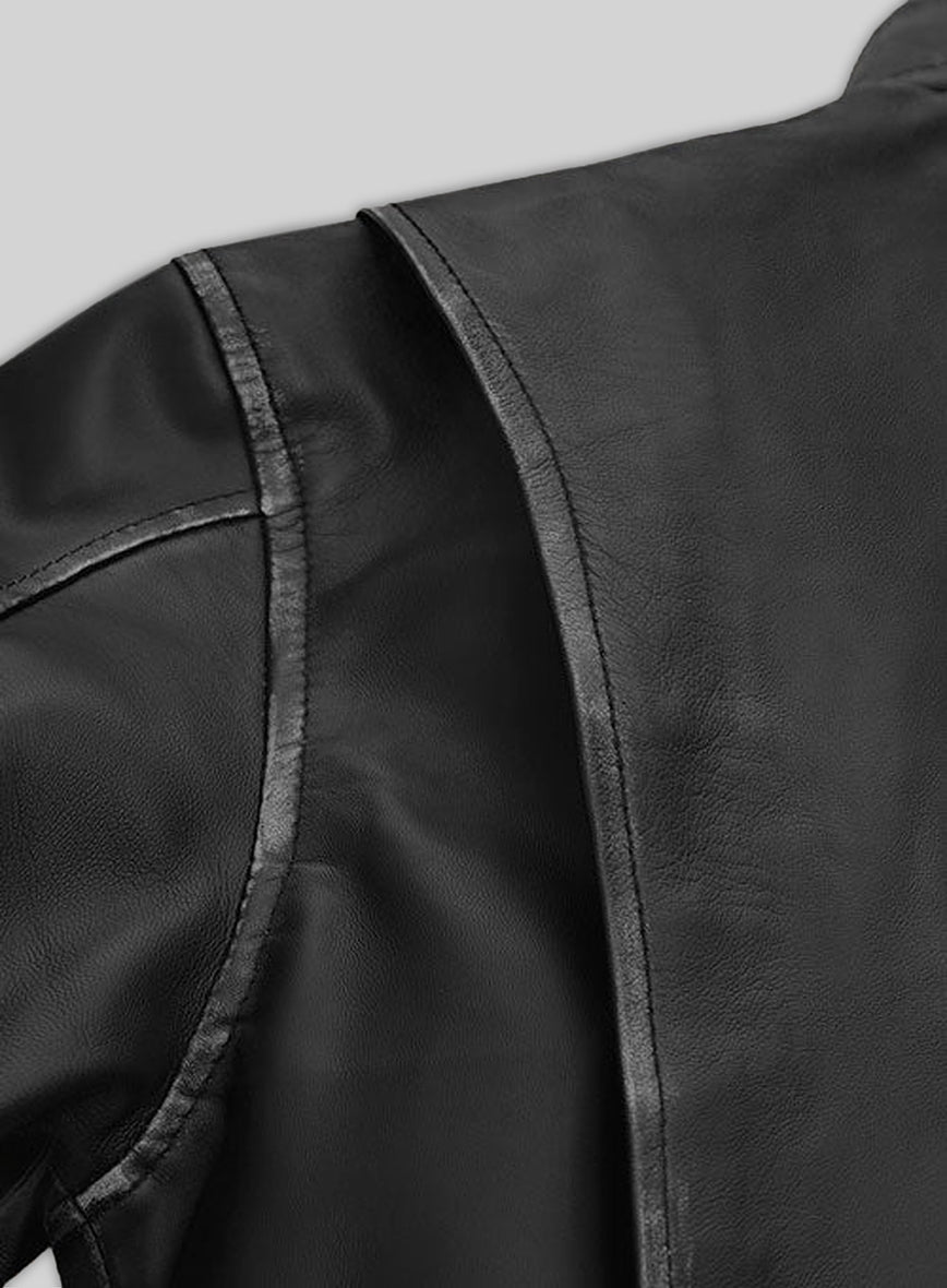 Bradley Cooper Burnt Leather Jacket