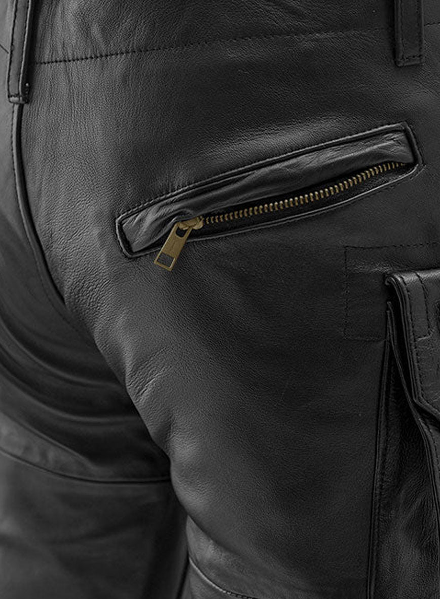 Brad Pitt Leather Pants