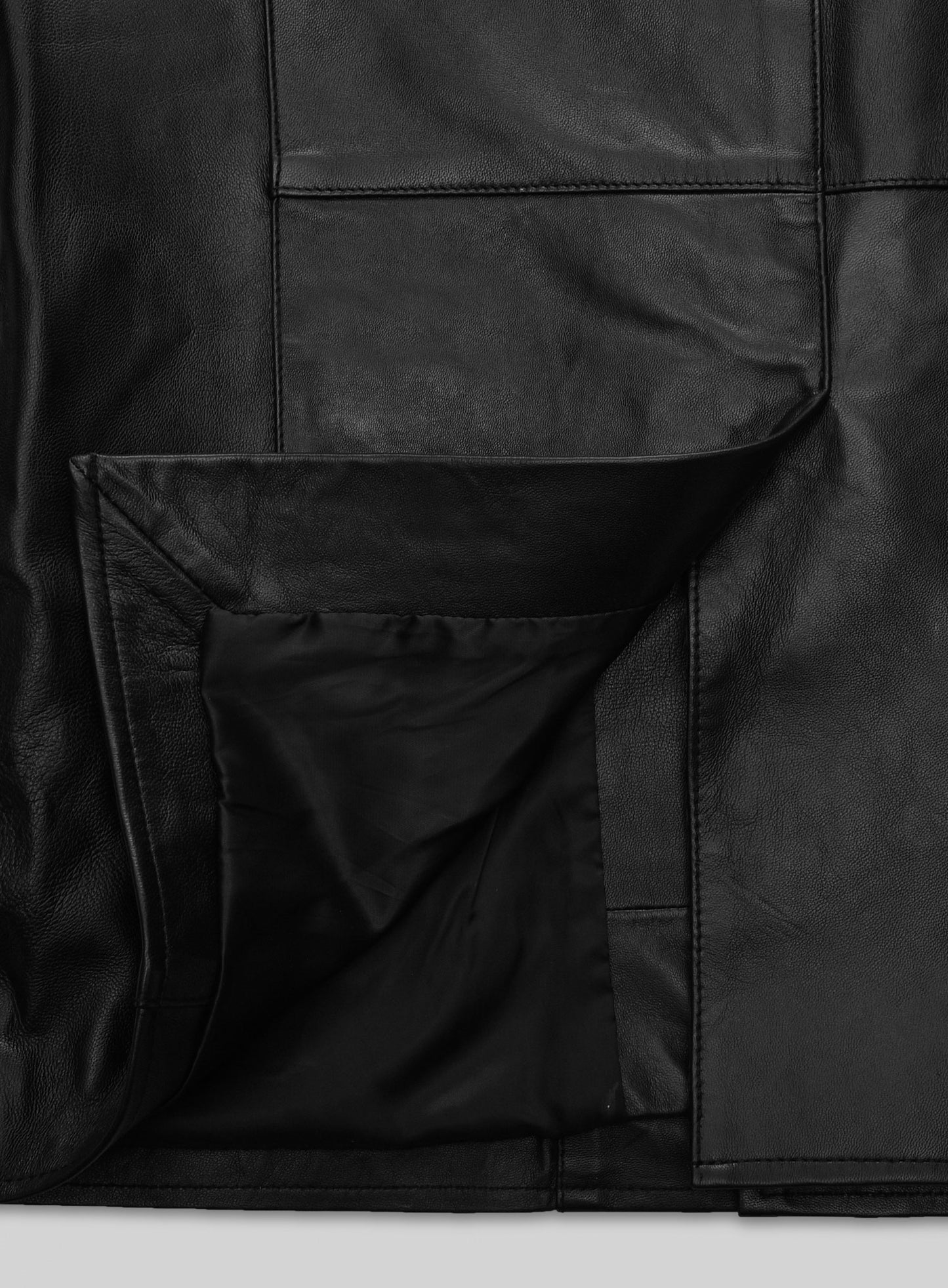 Brad Pitt Se7en Leather Trench Coat