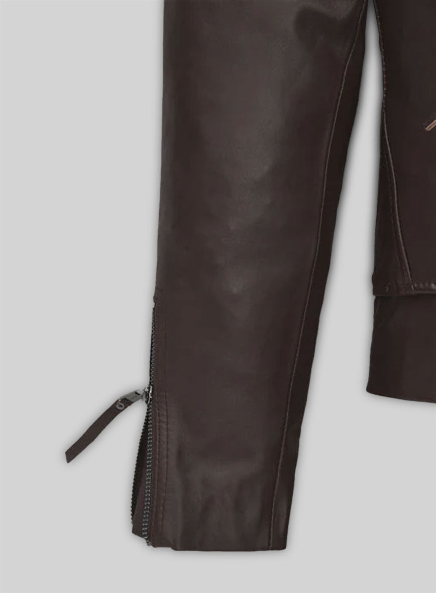 Brown Jennifer Aniston Leather Jacket