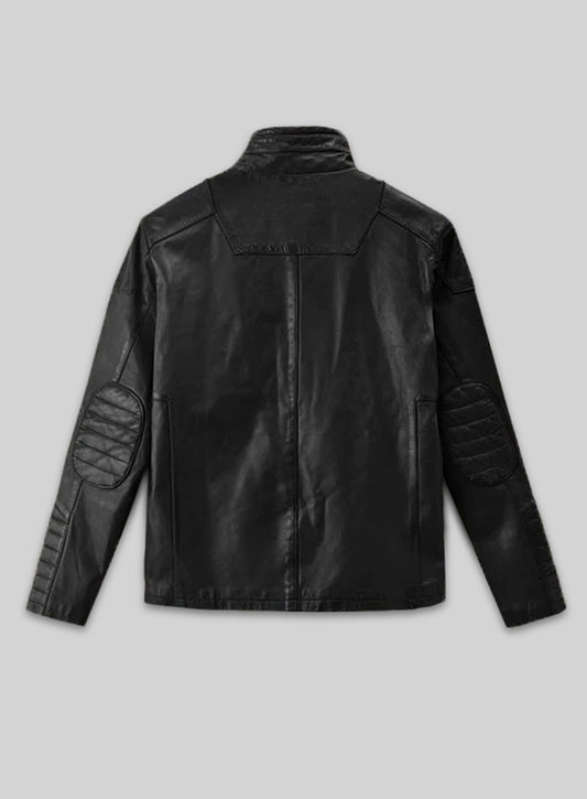 Cafe Racer Leather Jacket #2