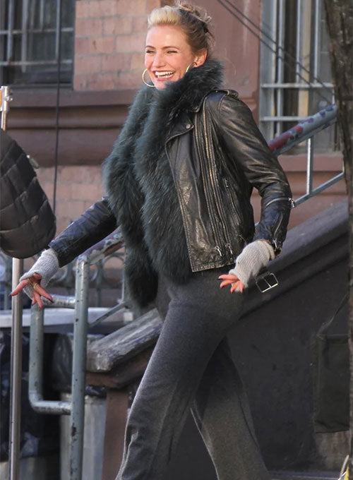 Cameron Diaz Annie Leather Jacket - LeatherCult