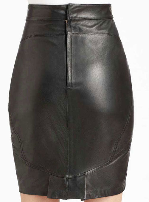 Canarie Leather Skirt - # 442 - LeatherCult