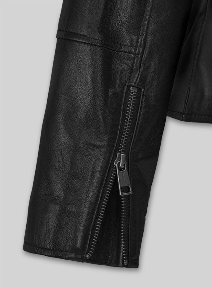 Carrie Anne Moss The Matrix Resurrections Leather Jacket