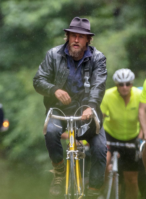 Charlie Hunnam Last Looks Leather Jacket - LeatherCult