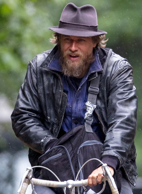 Charlie Hunnam Last Looks Leather Jacket - LeatherCult