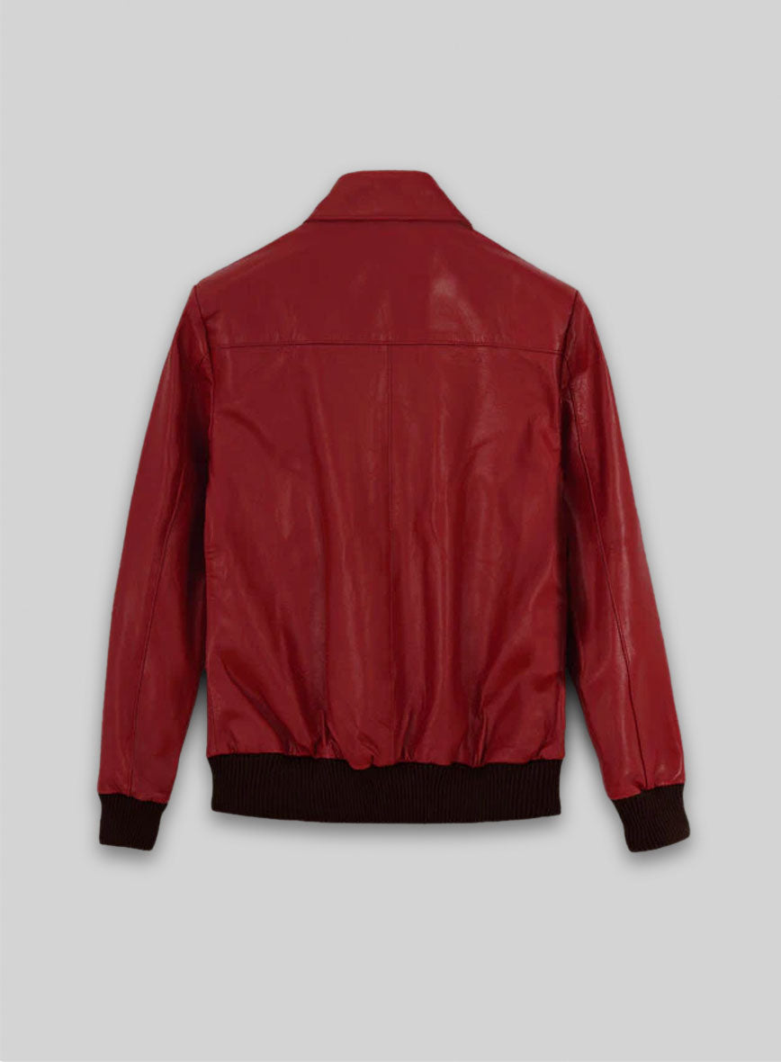 Cherry Red Drake Graham Toronto Film Festival Leather Jacket