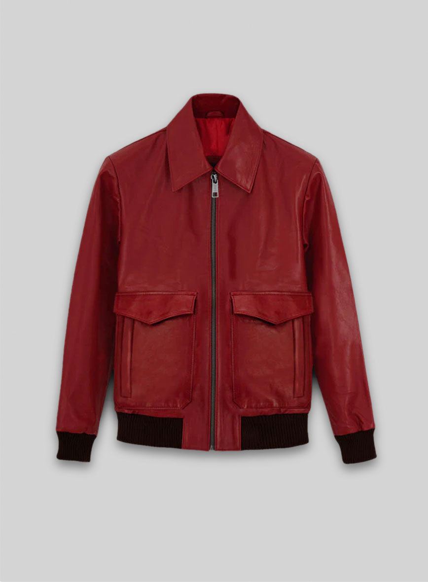 Cherry Red Drake Graham Toronto Film Festival Leather Jacket