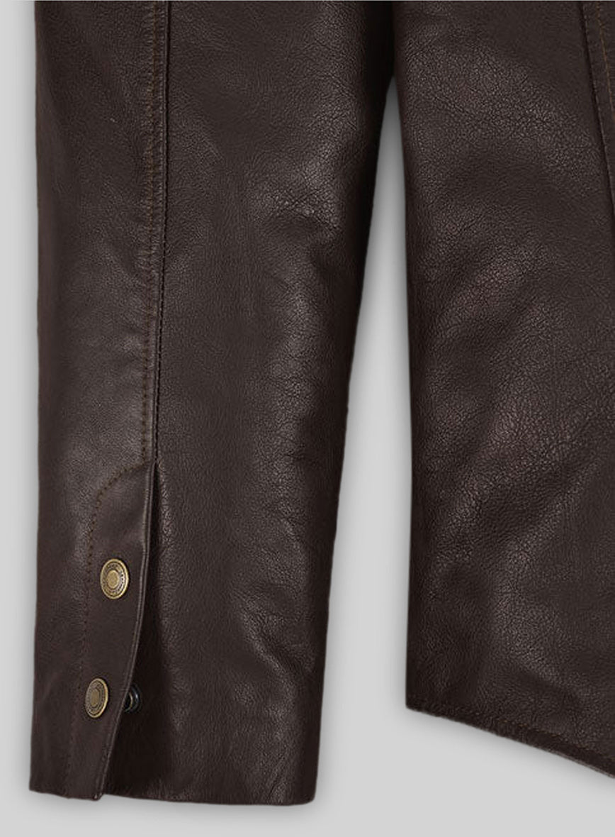 Chevelle Leather Shirt Jacket